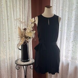 Kate Spade Black Sleeveless Romper | Chic Summer One-Piece Size XS